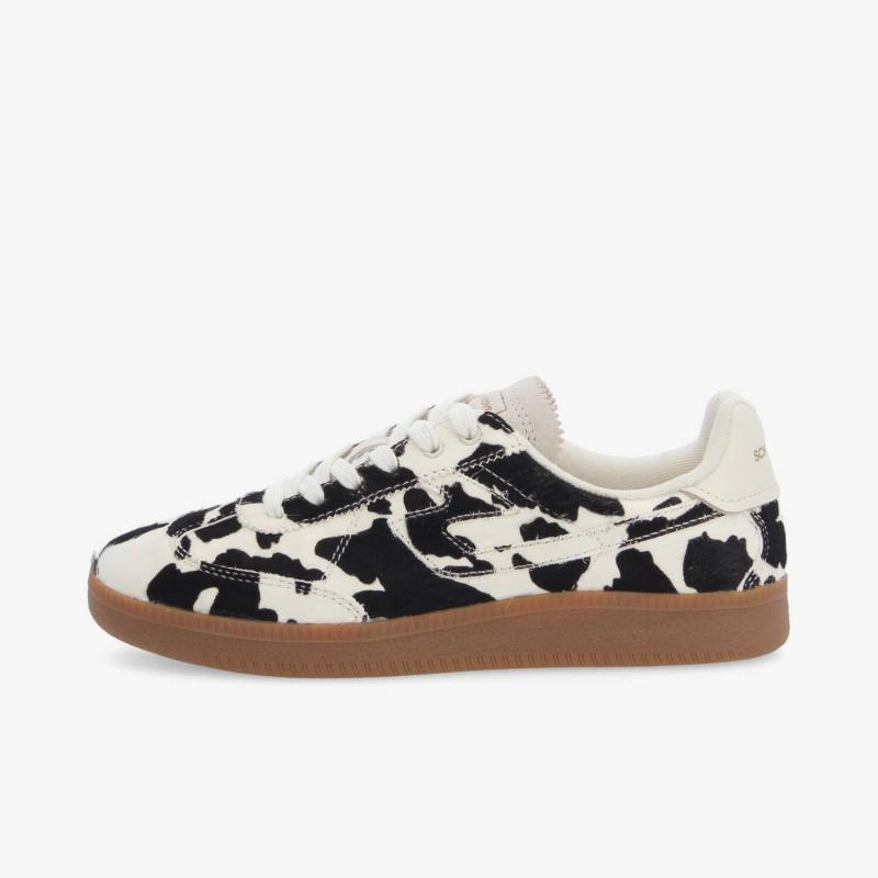 SHEFFIELD JOGGER W - PONY COW/NAPPA - BLACK